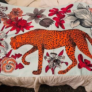 NWT Inouitoosh INOUI RARE Editions leopard turquoise fouta